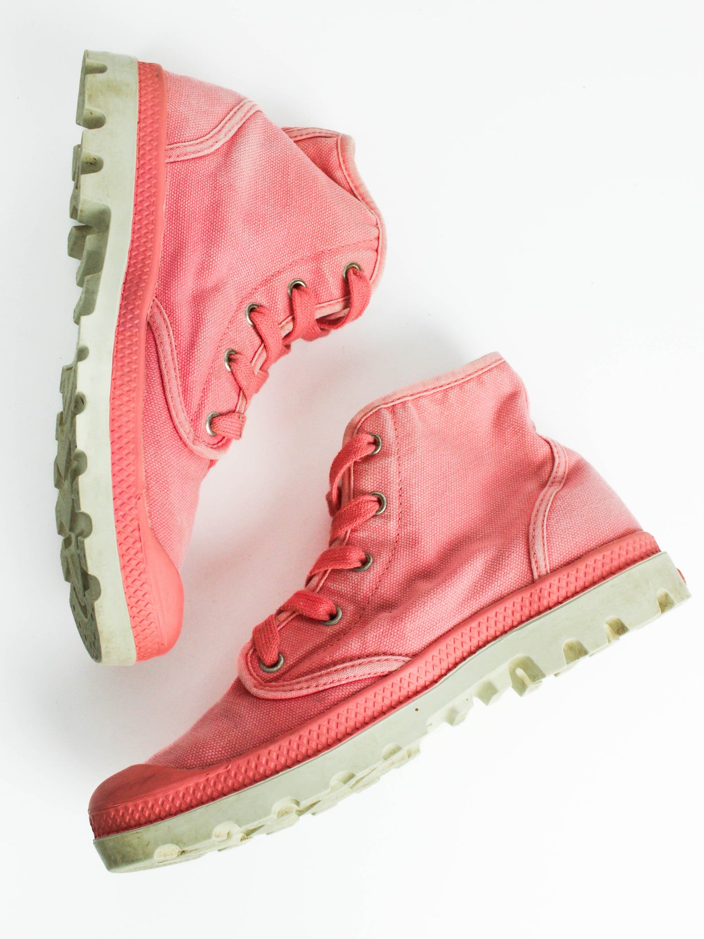 Palladium Pampa Hi Pink Canvas Boots
