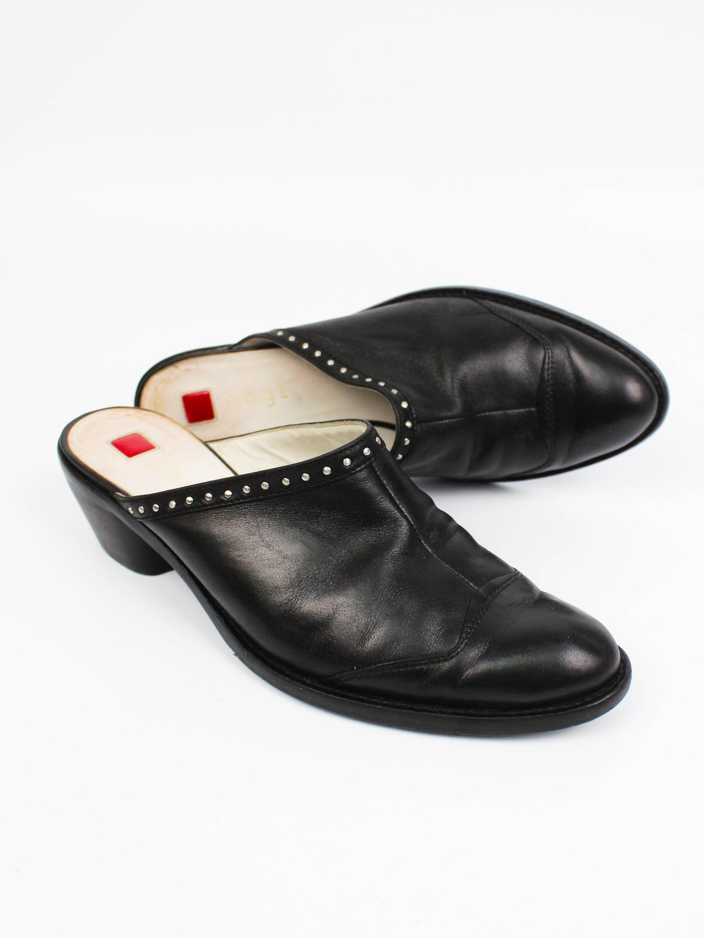 Hogl Leather Mules Vintage