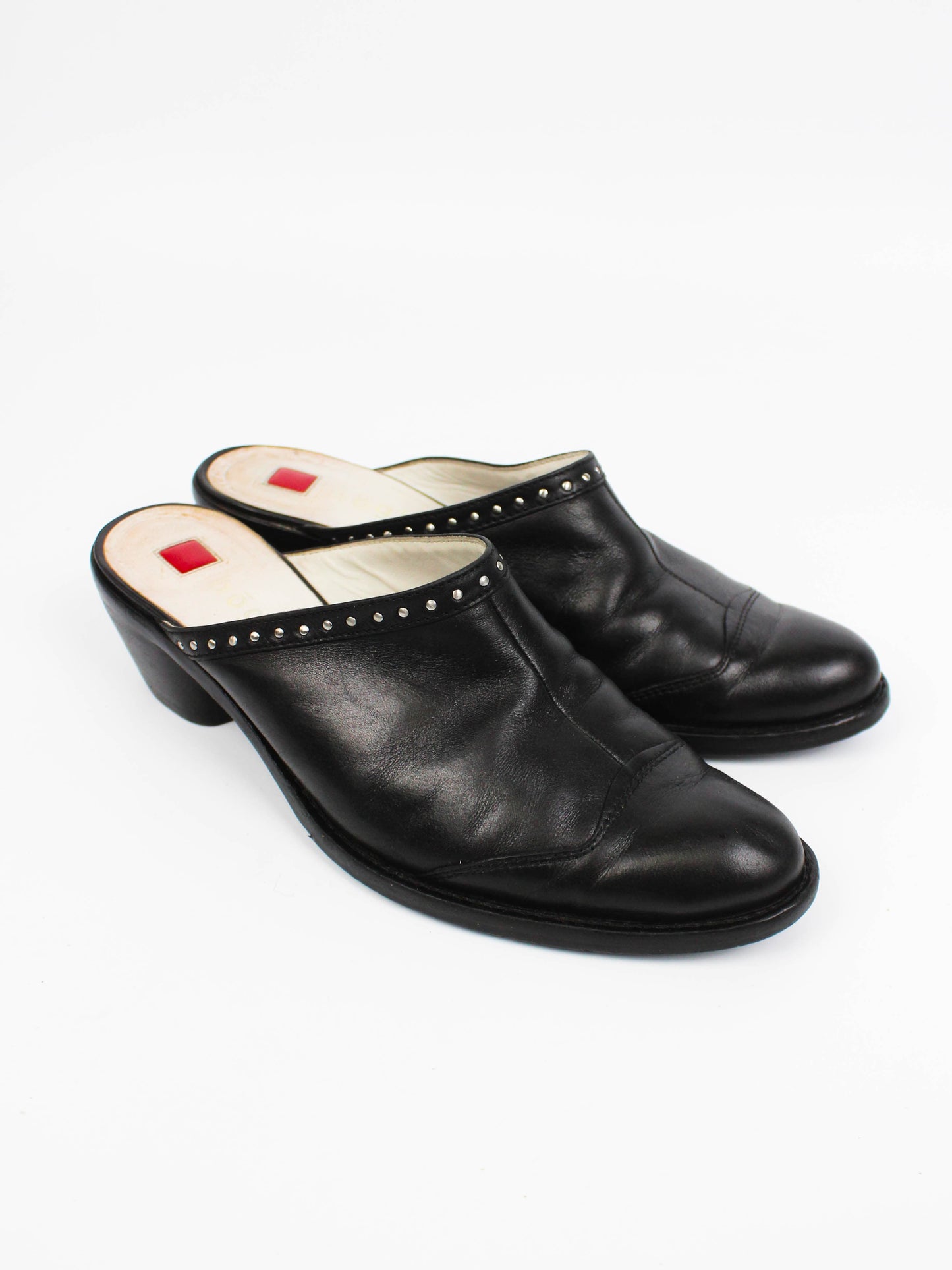 Hogl Leather Mules Vintage