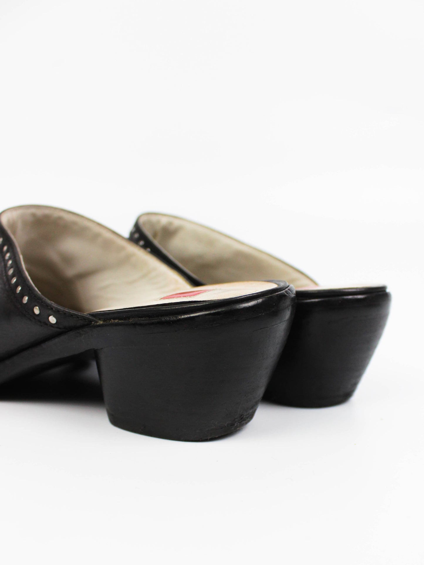 Hogl Leather Mules Vintage