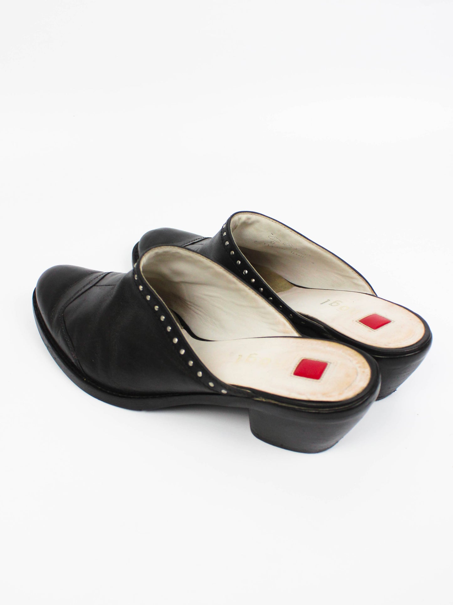 Hogl Leather Mules Vintage