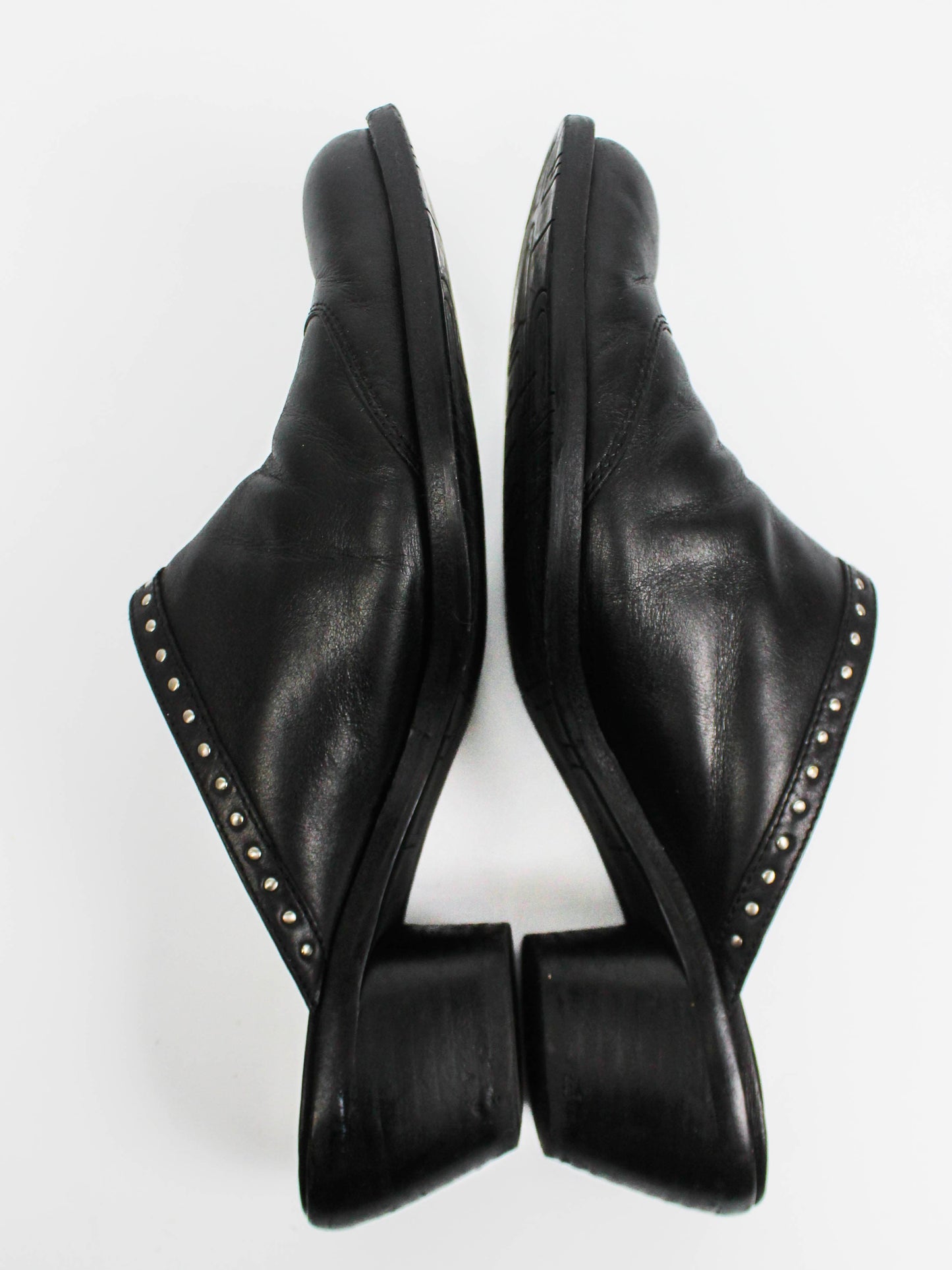 Hogl Leather Mules Vintage