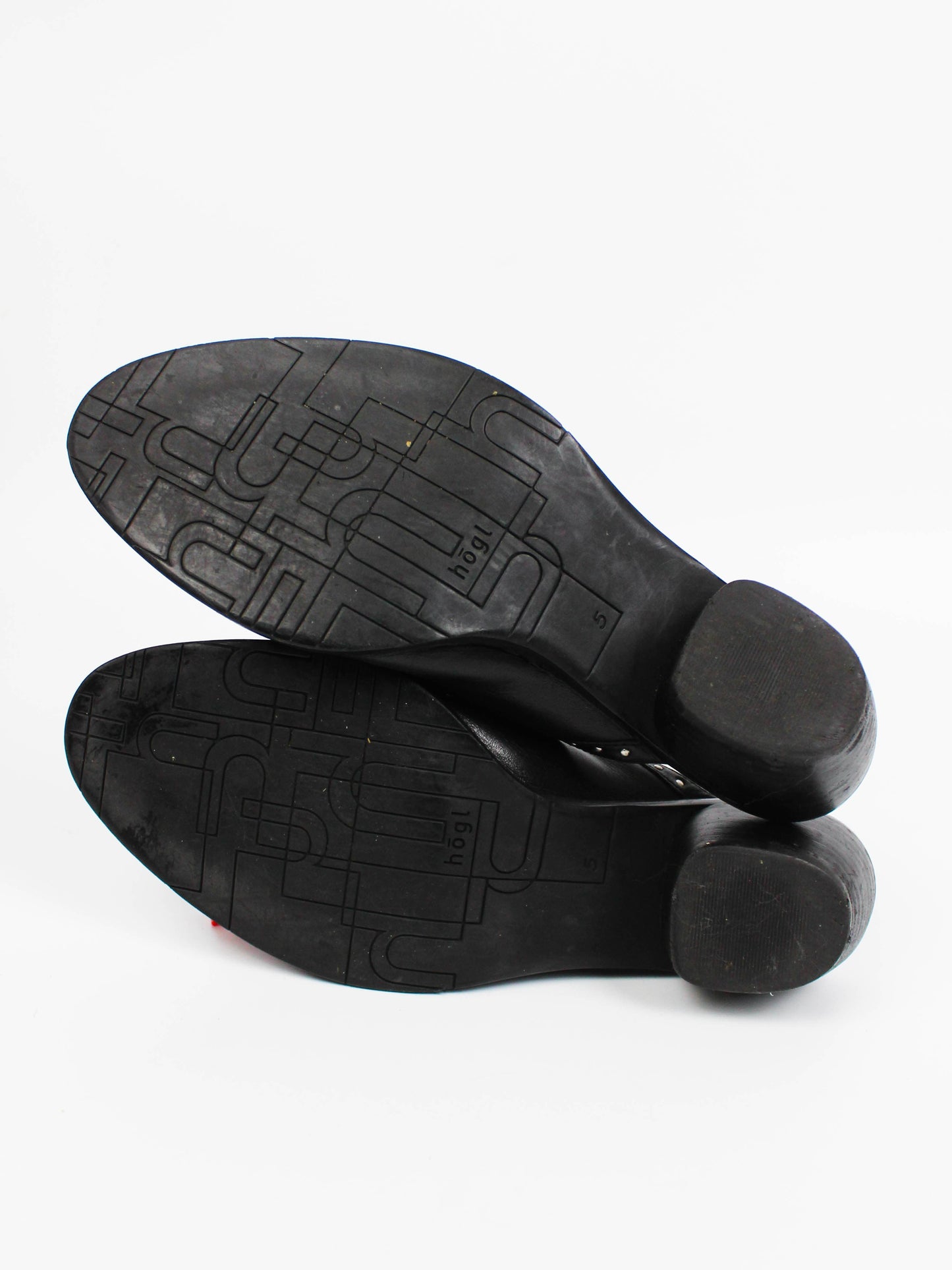 Hogl Leather Mules Vintage