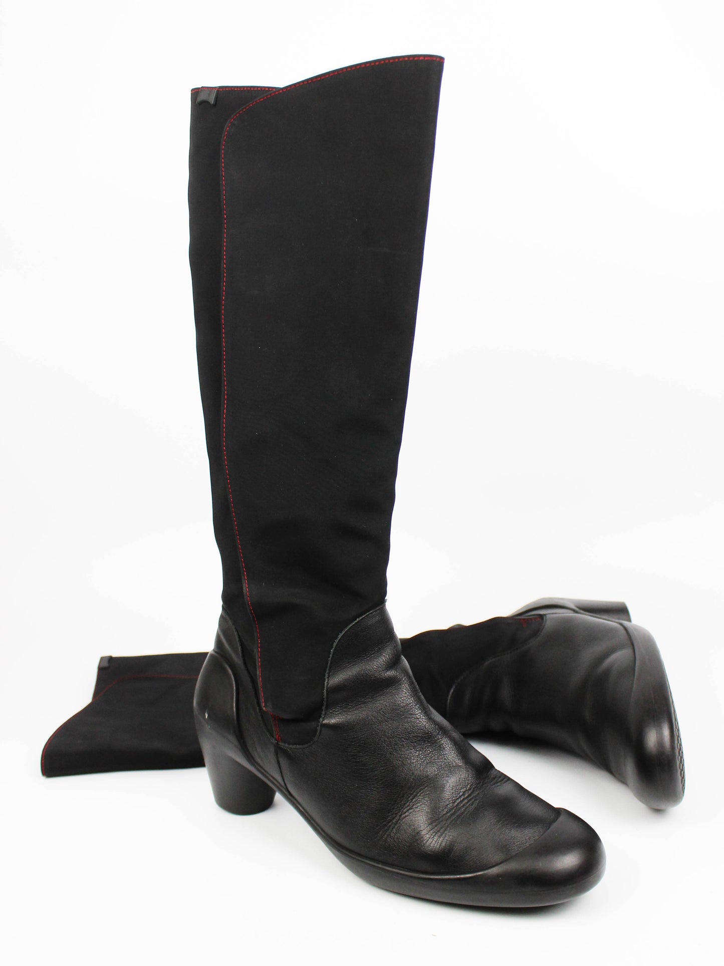 Camper Leather Knee-High Boots