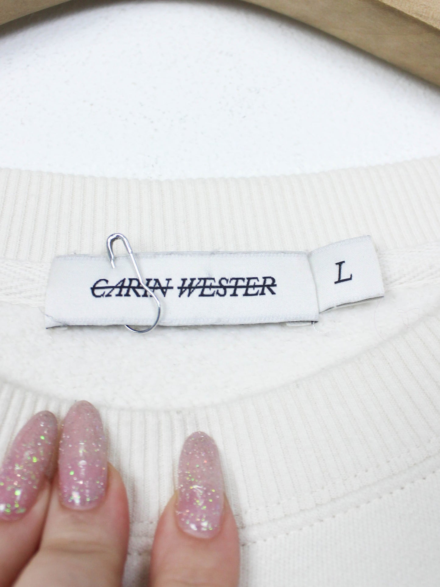 Світшот Carven Wester із вишивкою коника