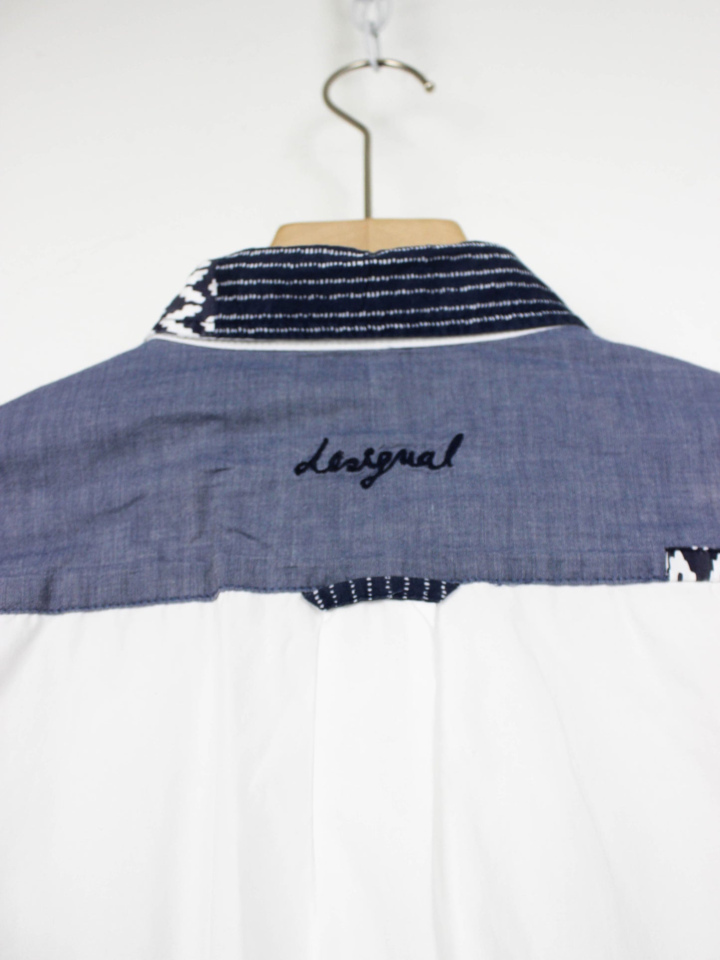 Сорочка Desigual з денім-печворком