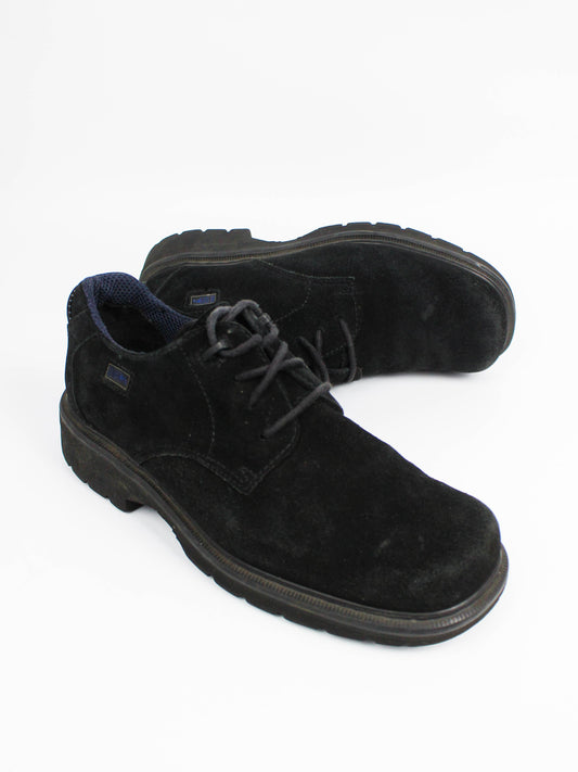 Dr. Martens Black Suede Derby Shoes Made in England