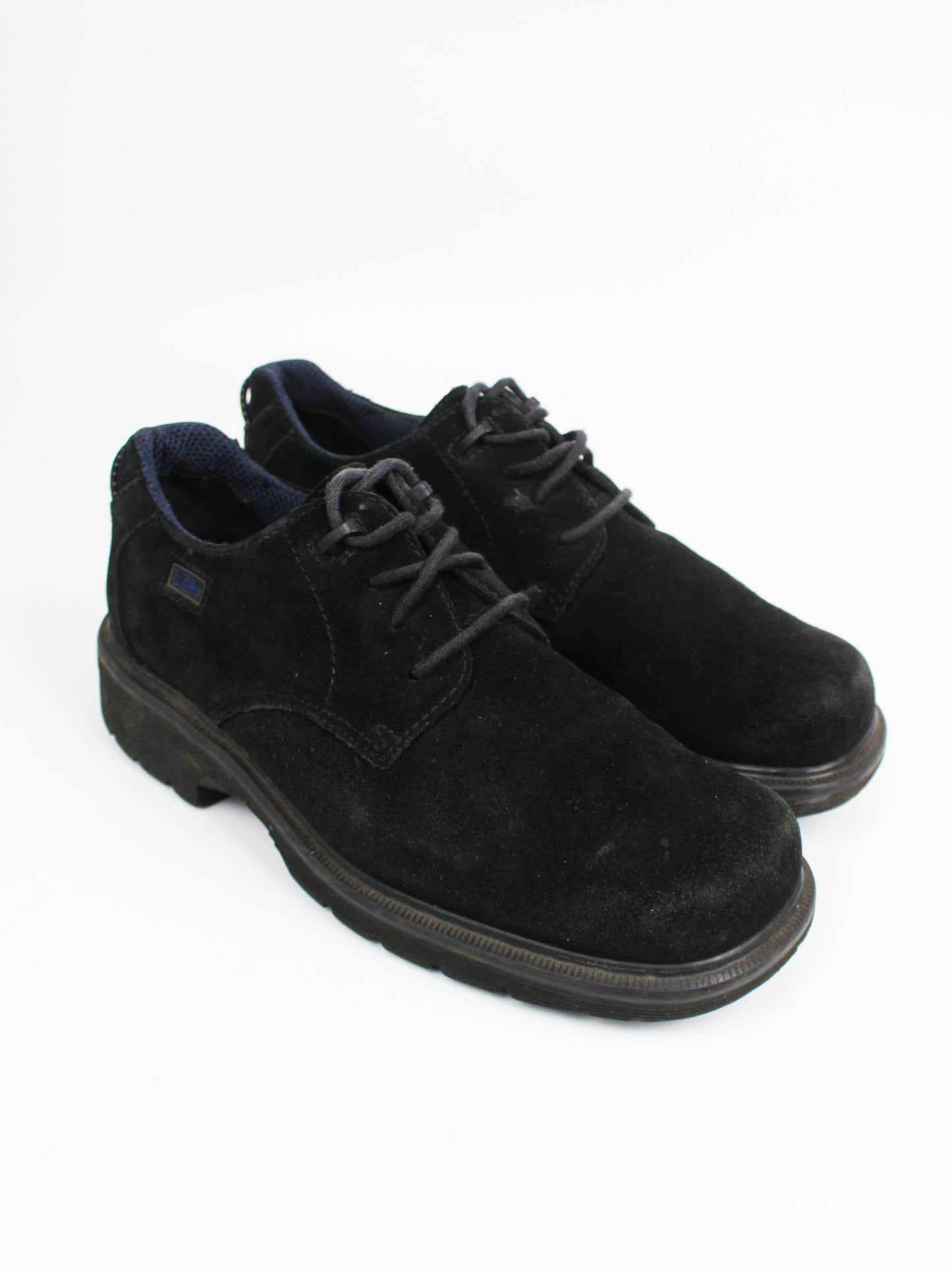 Dr. Martens Black Suede Derby Shoes Made in England