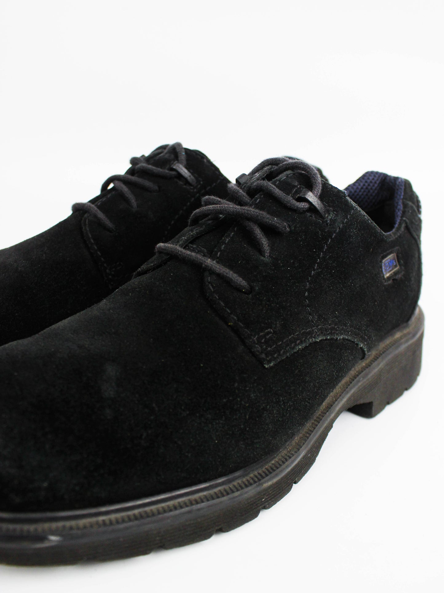 Dr. Martens Black Suede Derby Shoes Made in England