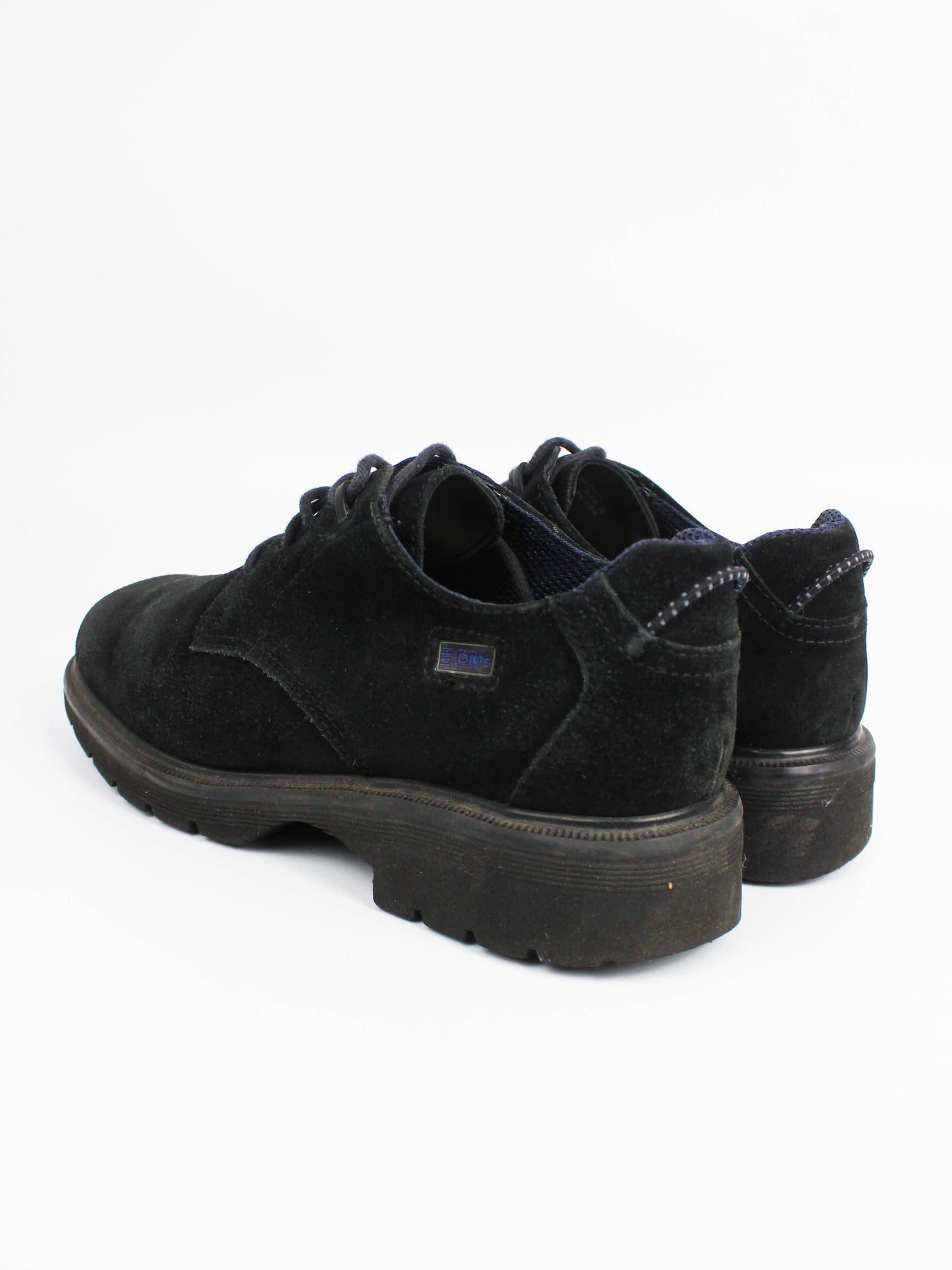 Dr. Martens Black Suede Derby Shoes Made in England