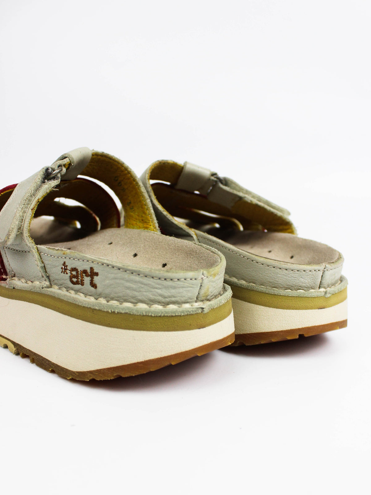 The Art Company Floral Platform Sandals