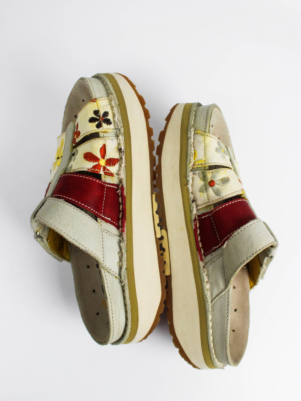 The Art Company Floral Platform Sandals