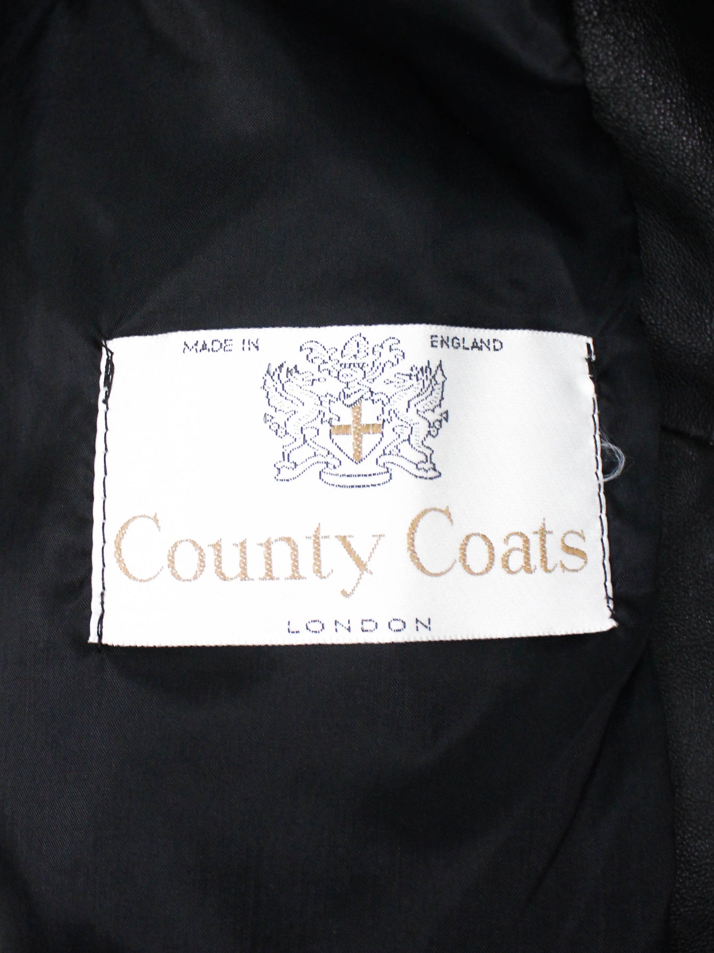 Шкіряний піджак County Coats London