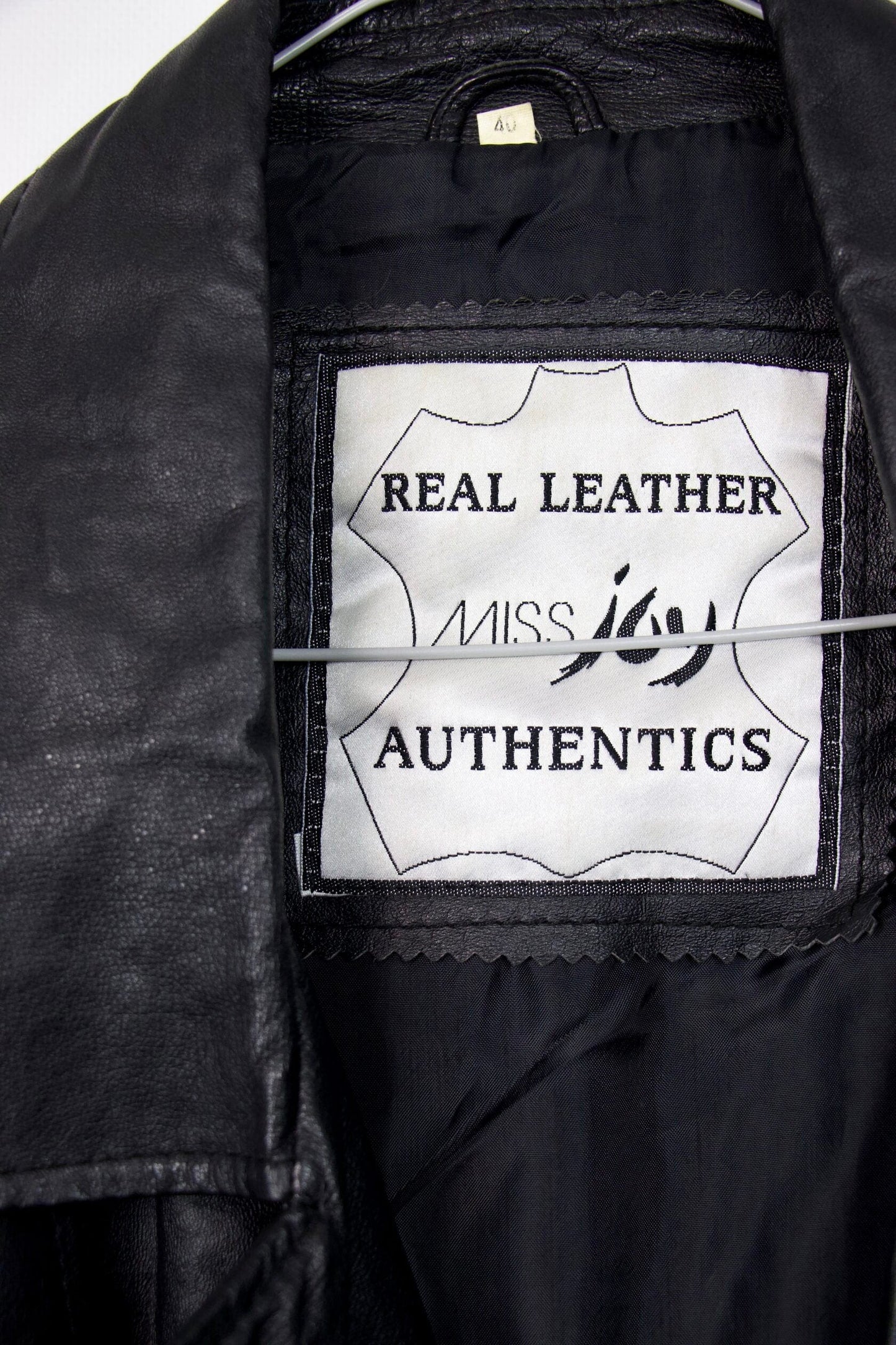 Чорна косуха Real Leather Authentics