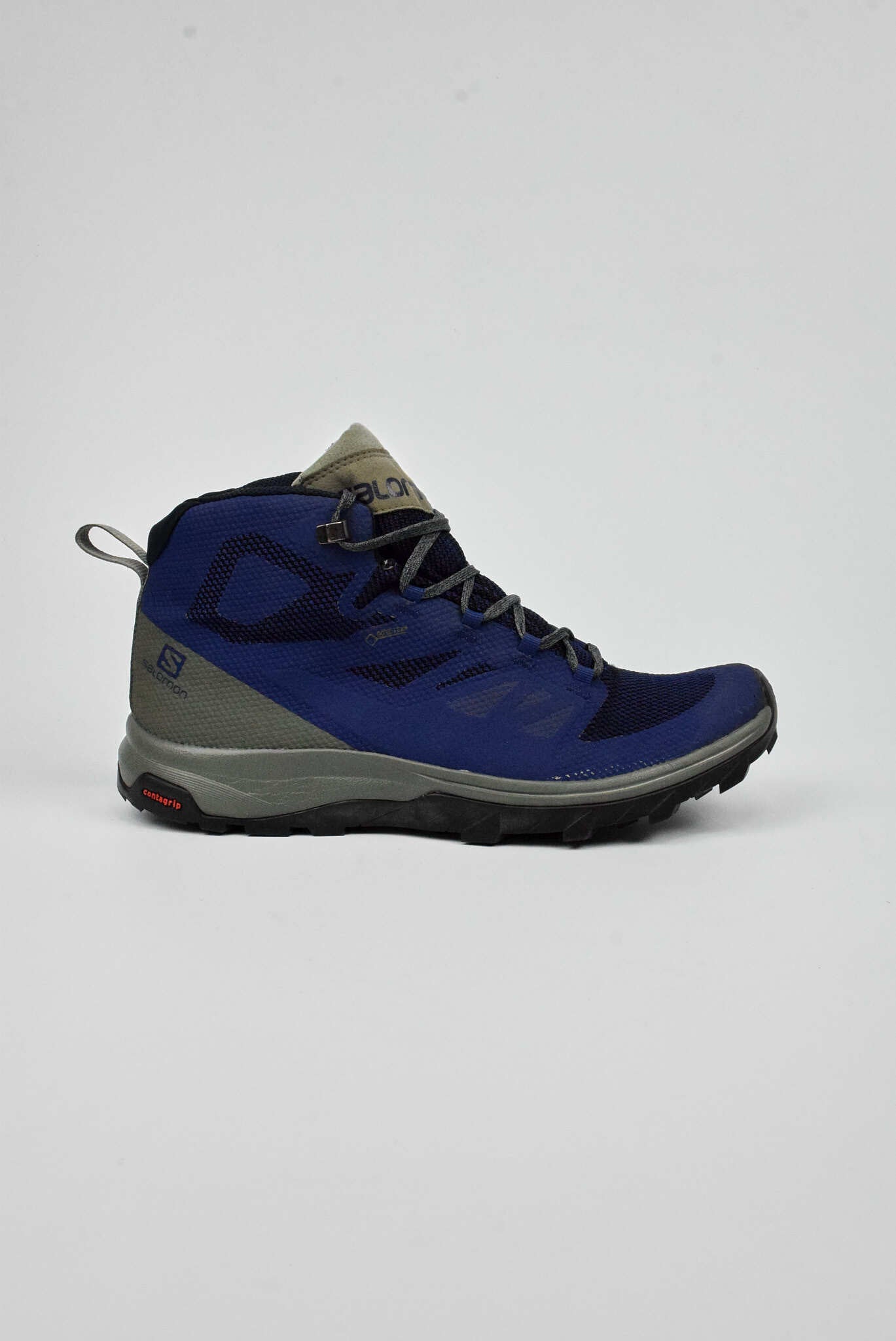 Salomon Outline Mid GTX Medieval Blue/Castor Gray