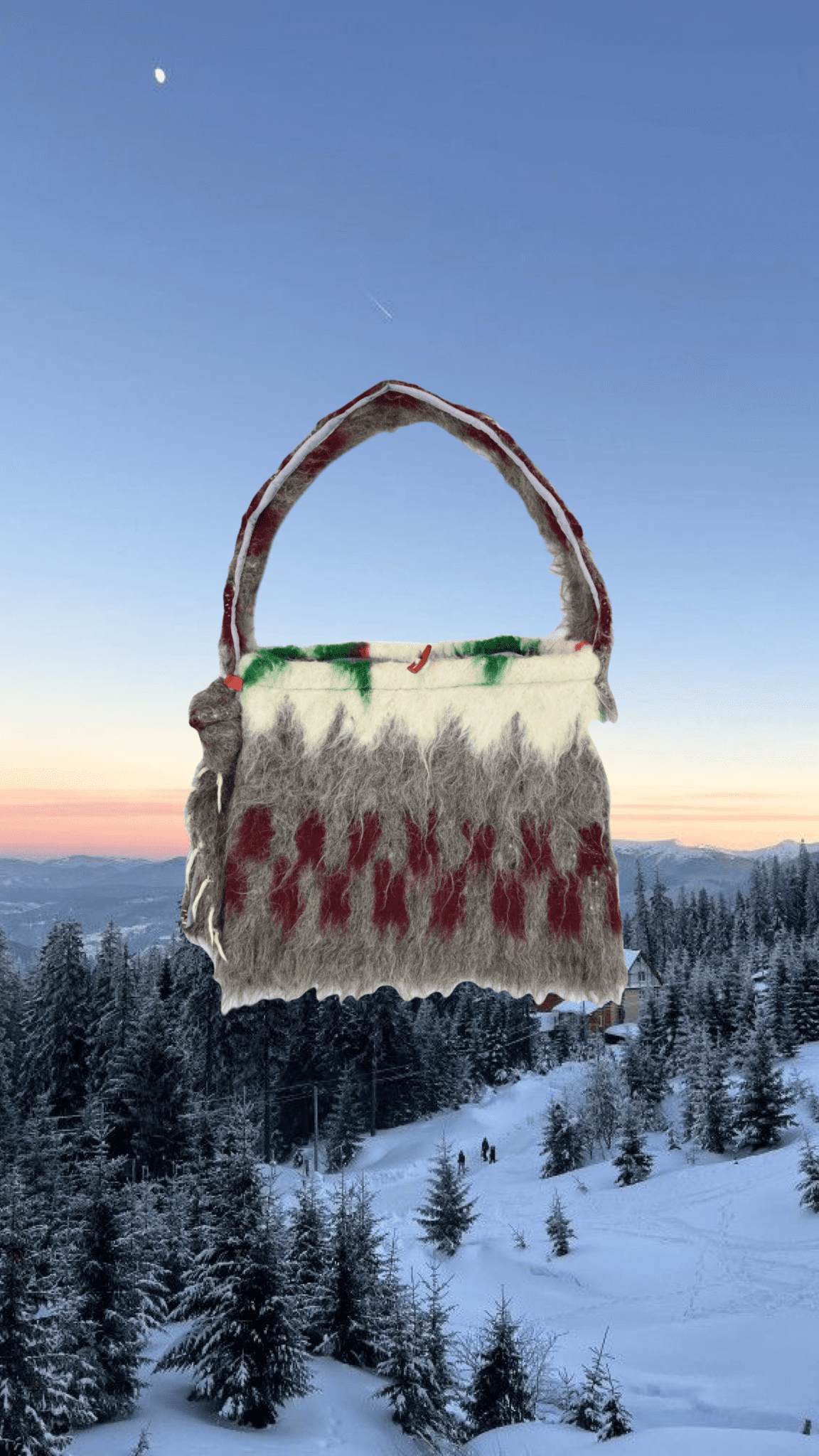 Carpathian upcycle crossbody bag