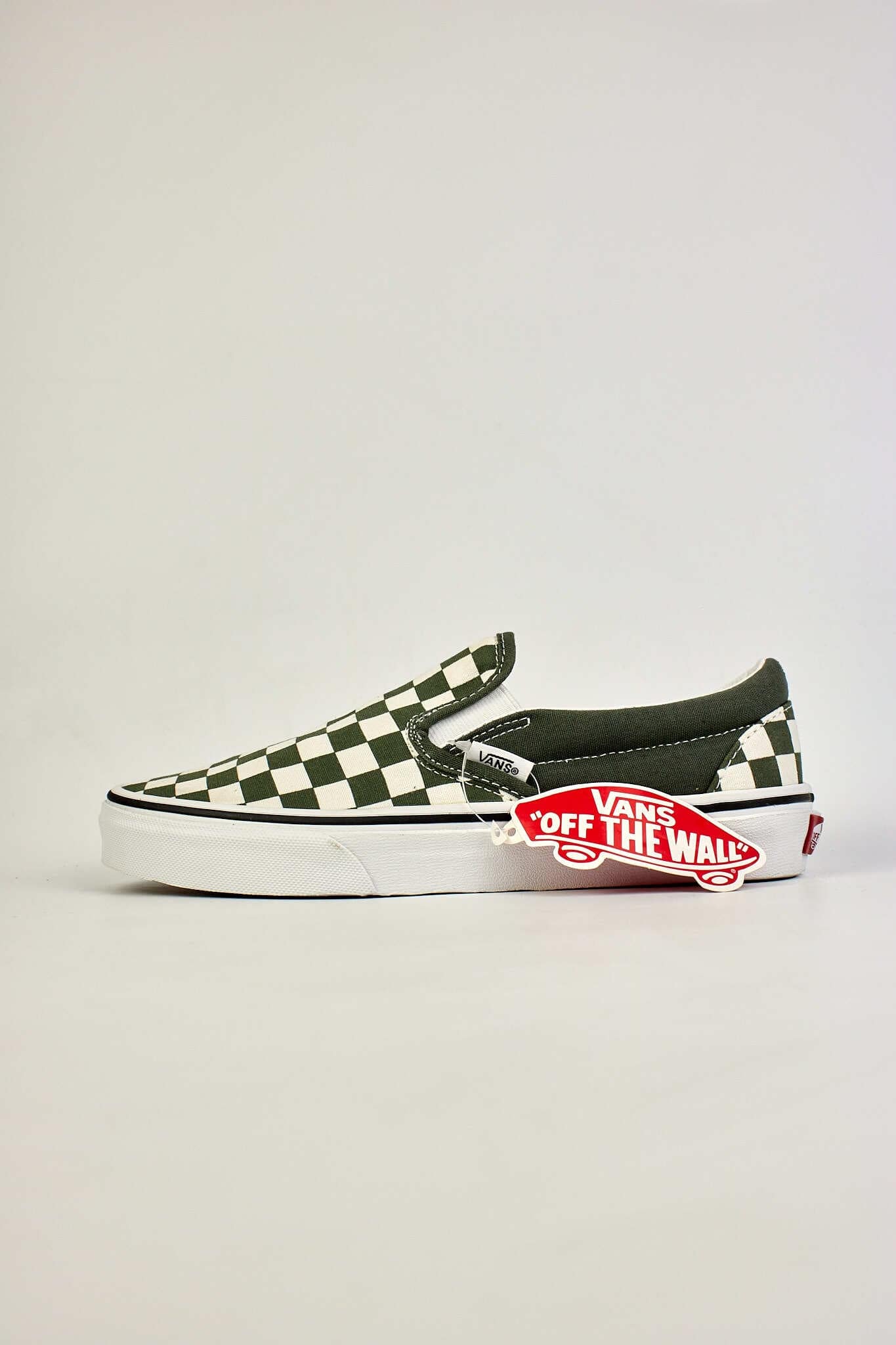 Vans Slip-on Checkerboard Green