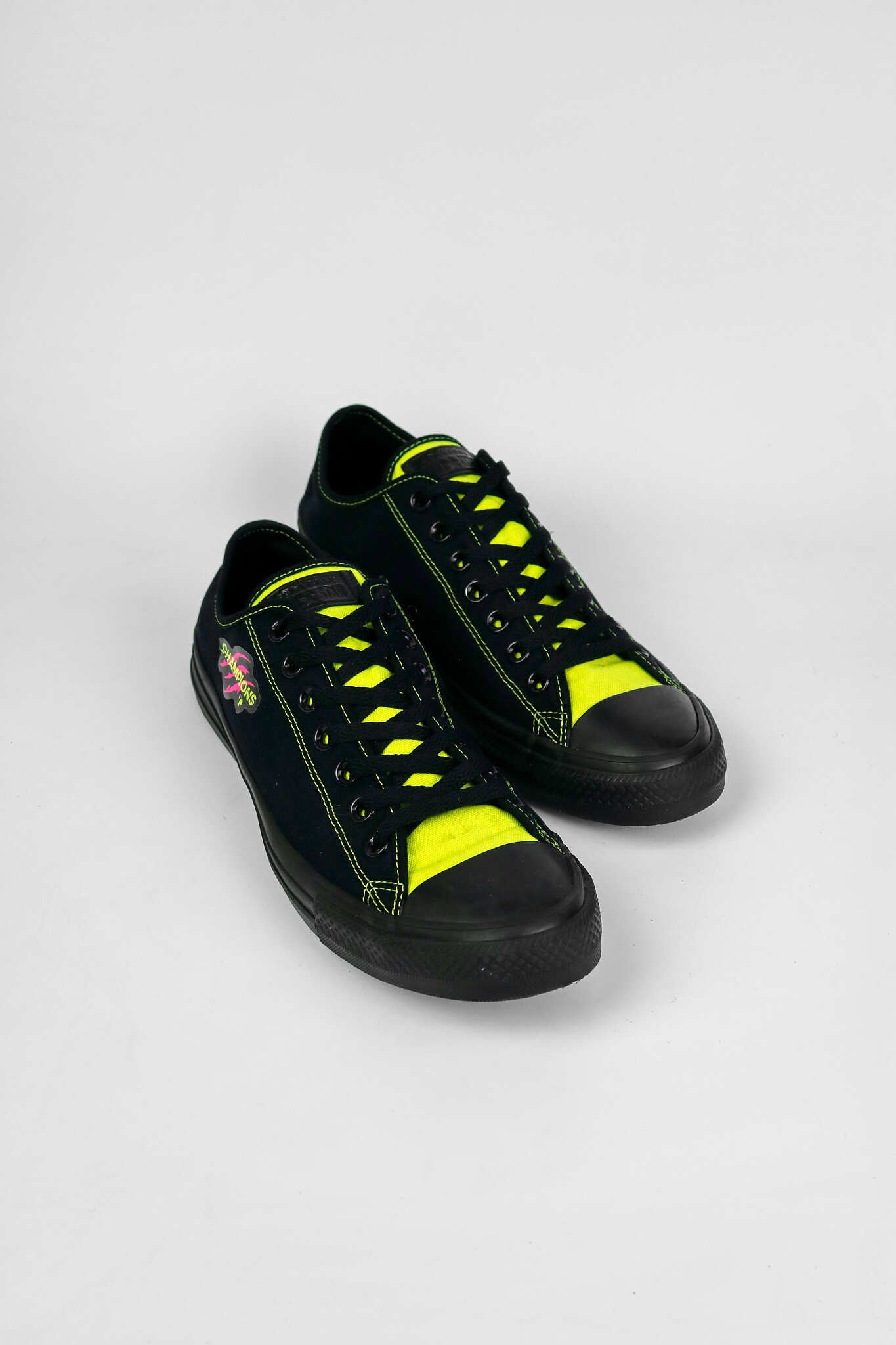 Converse Chempions Black Neon Yellow