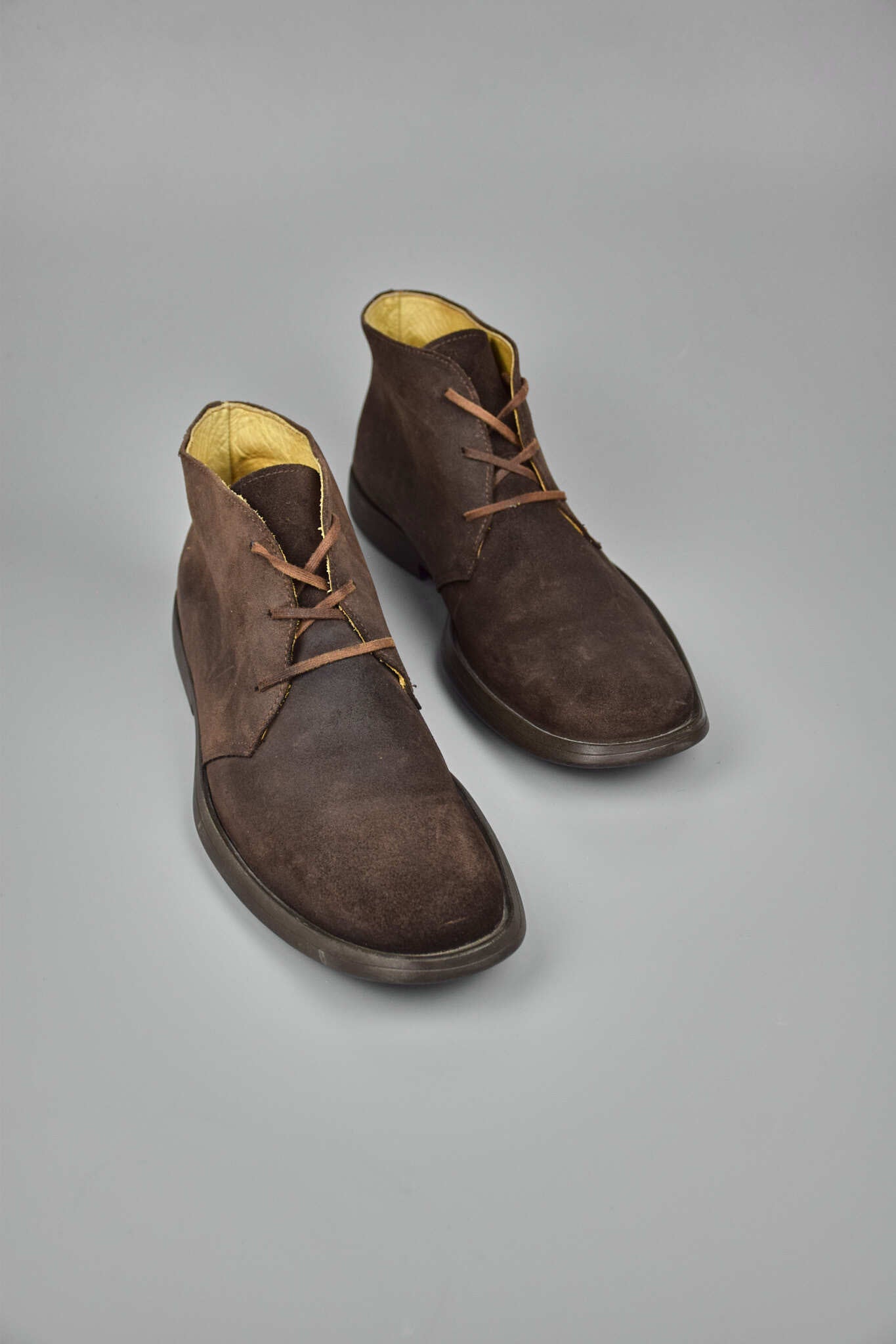 Camper Brown Suede Ankle Boots