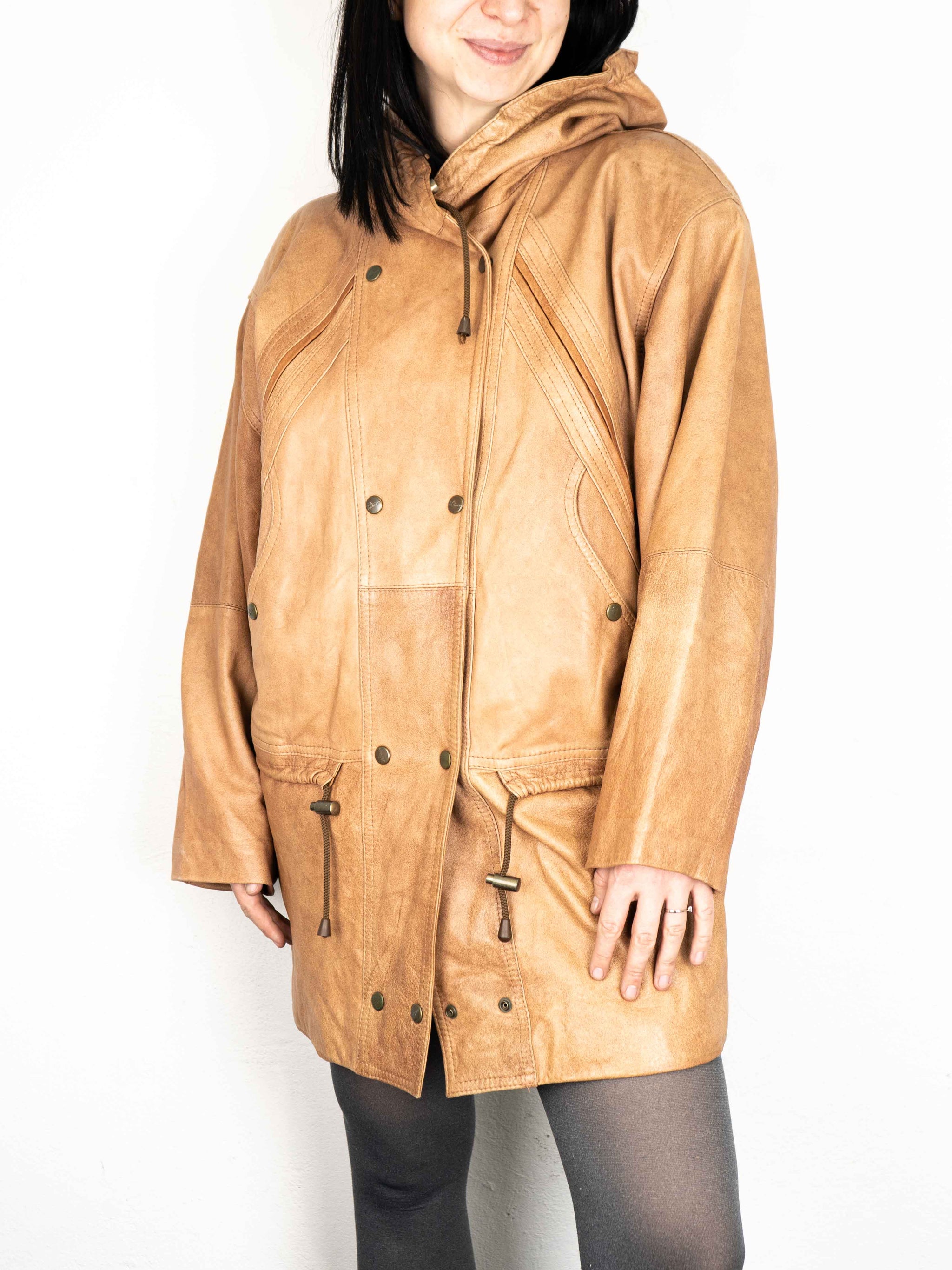 Шкірянка з капюшоном Salman