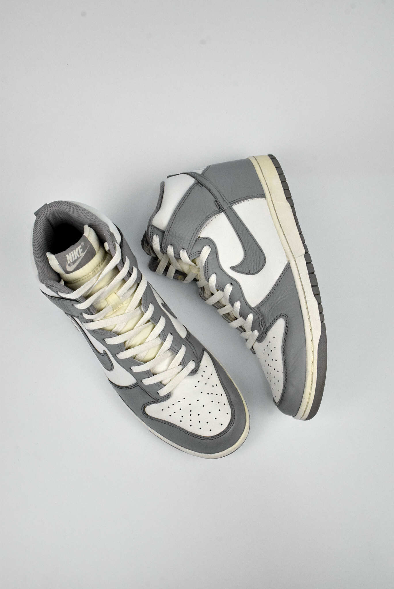 Nike Dunk High White Wolf Grey