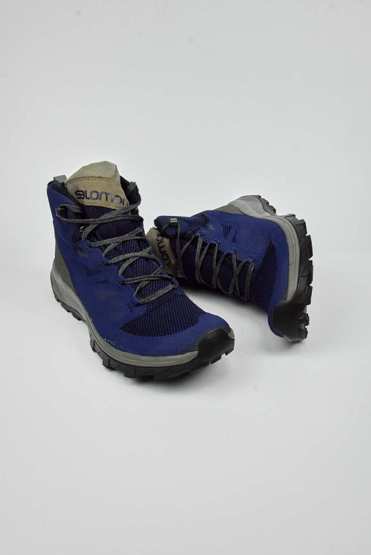 Salomon Outline Mid GTX Medieval Blue/Castor Gray