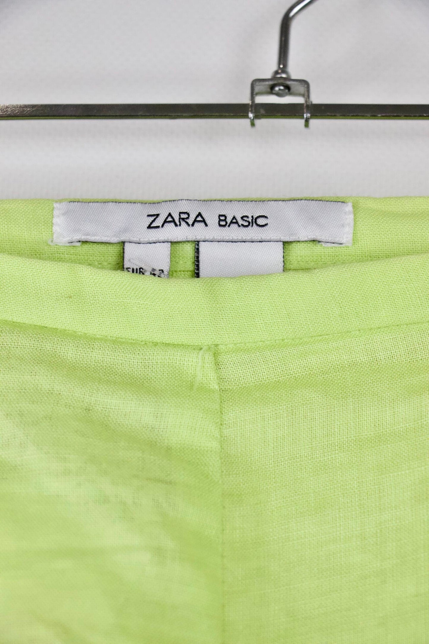 Штани лимонні лляні Zara з 00-х