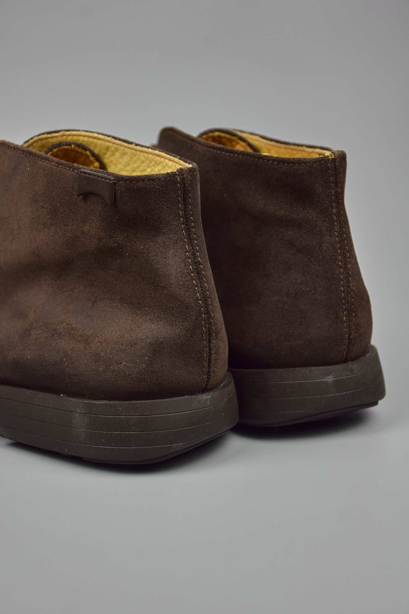 Camper Brown Suede Ankle Boots