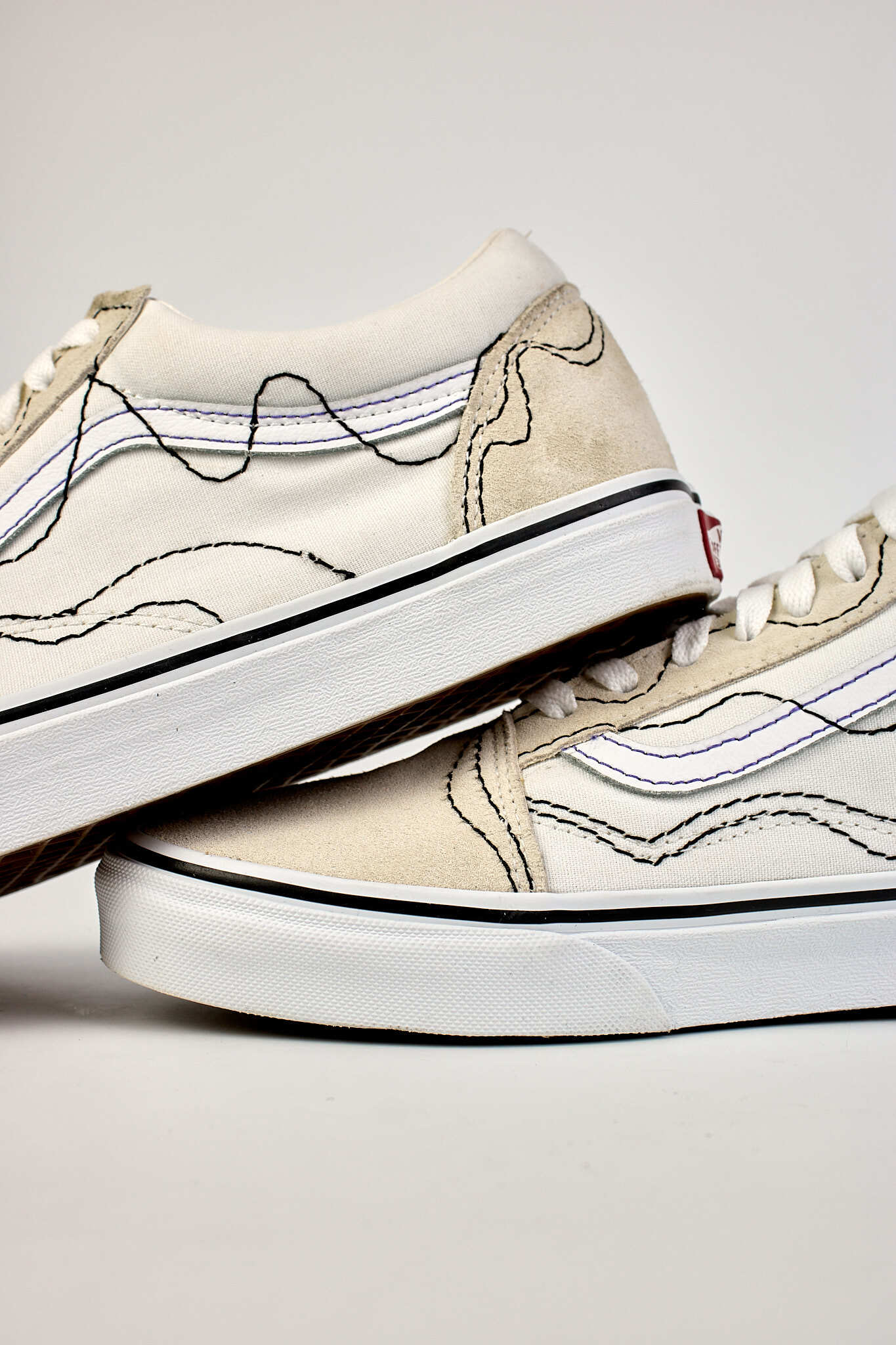 Vans Stitch Warp Old Skool White