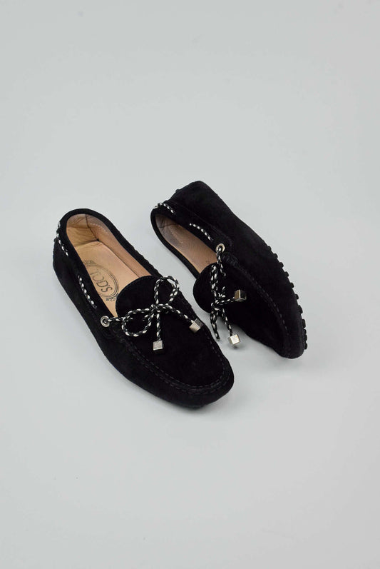 Tod’s Suede Blue Loafers