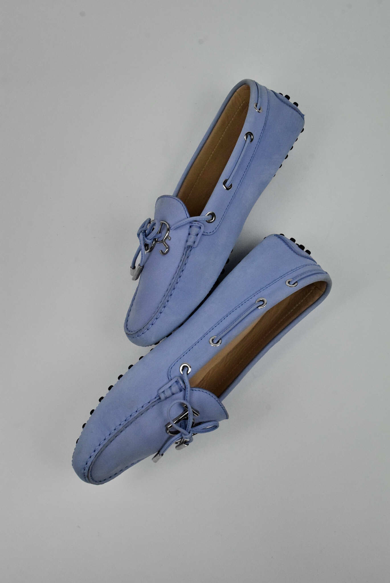 Tod’s Sky Blue Loafers