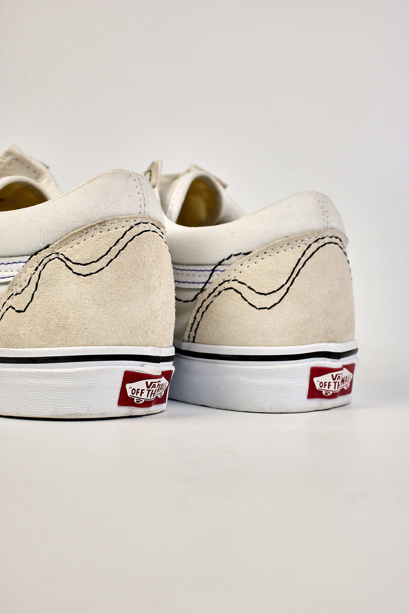 Vans Stitch Warp Old Skool White