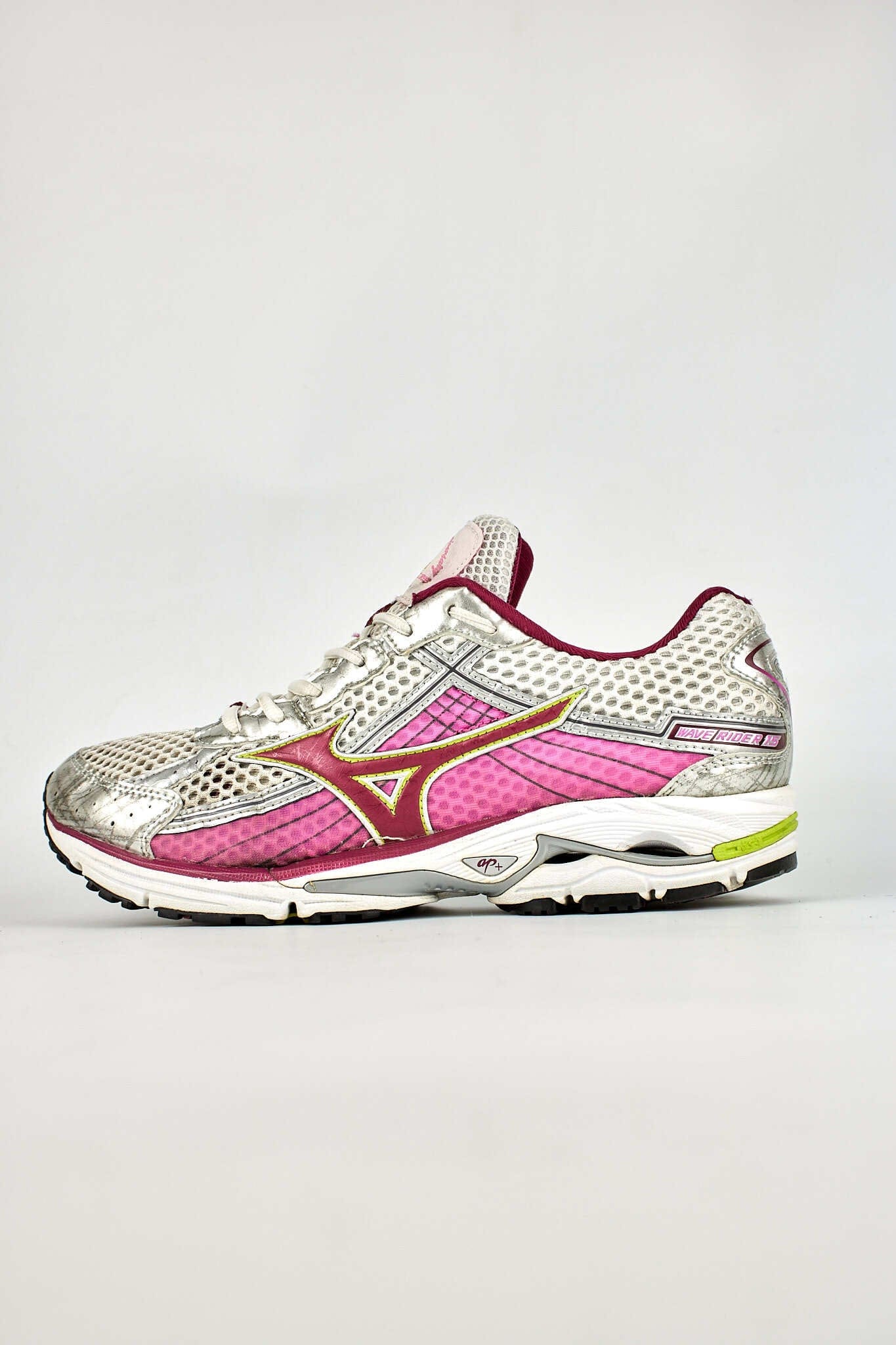 Mizuno Wave Rider 15 Silver Pink