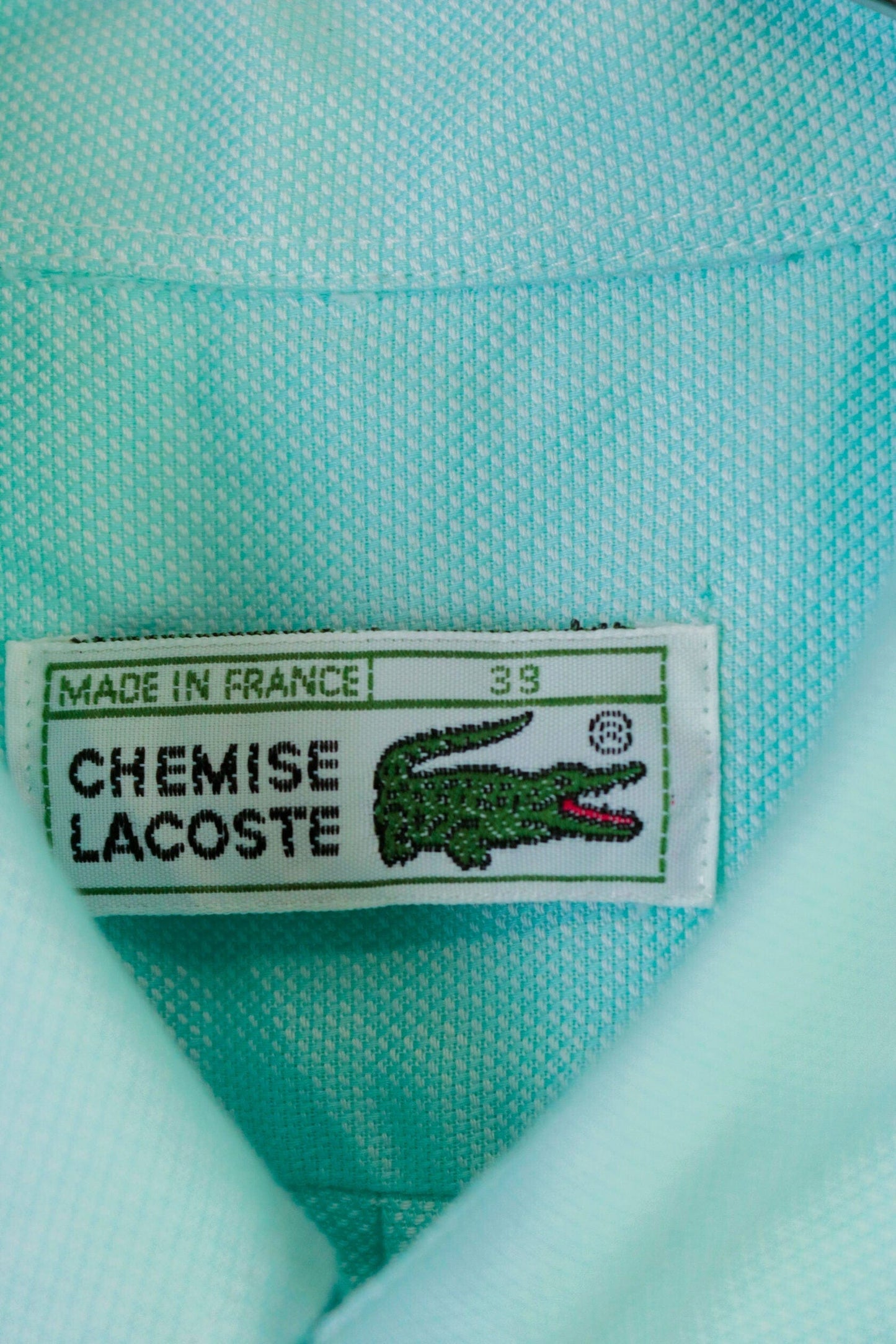 Сорочка-поло бірюзова Lacoste