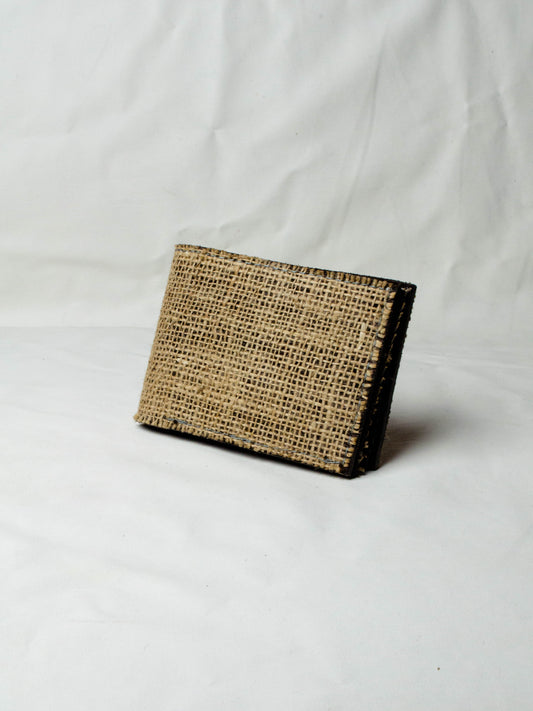 Hemp suede bifold wallet