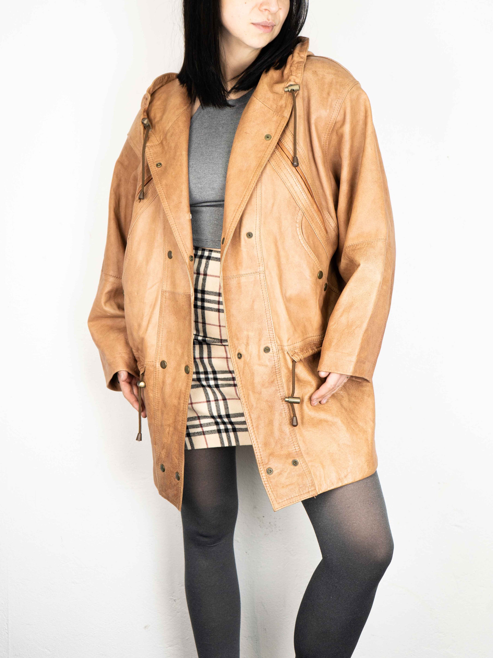 Шкірянка з капюшоном Salman