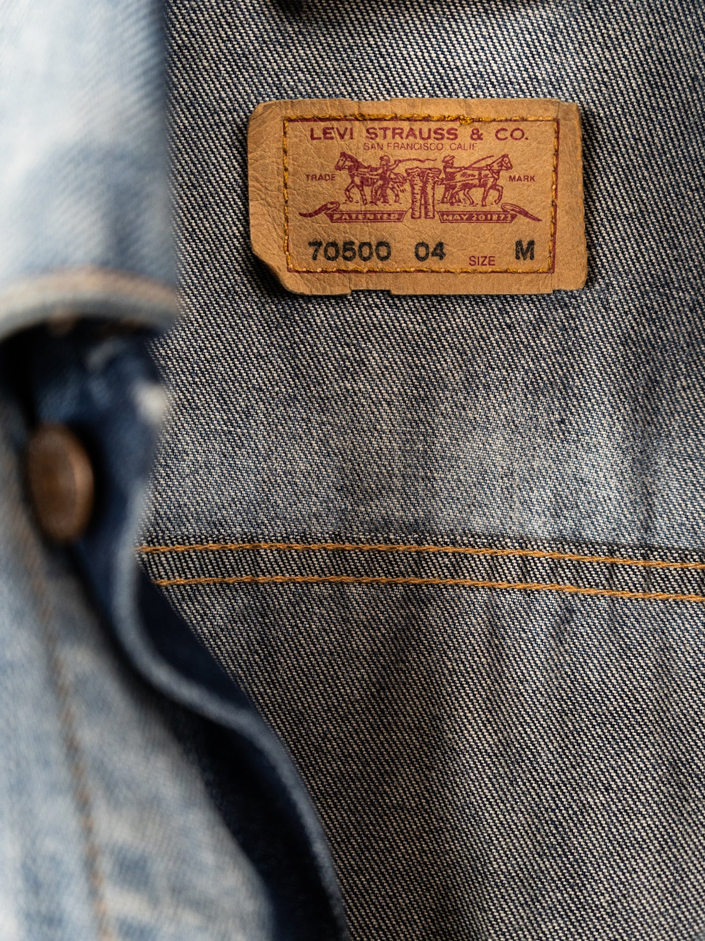 Блакитна джинсівка Levi's