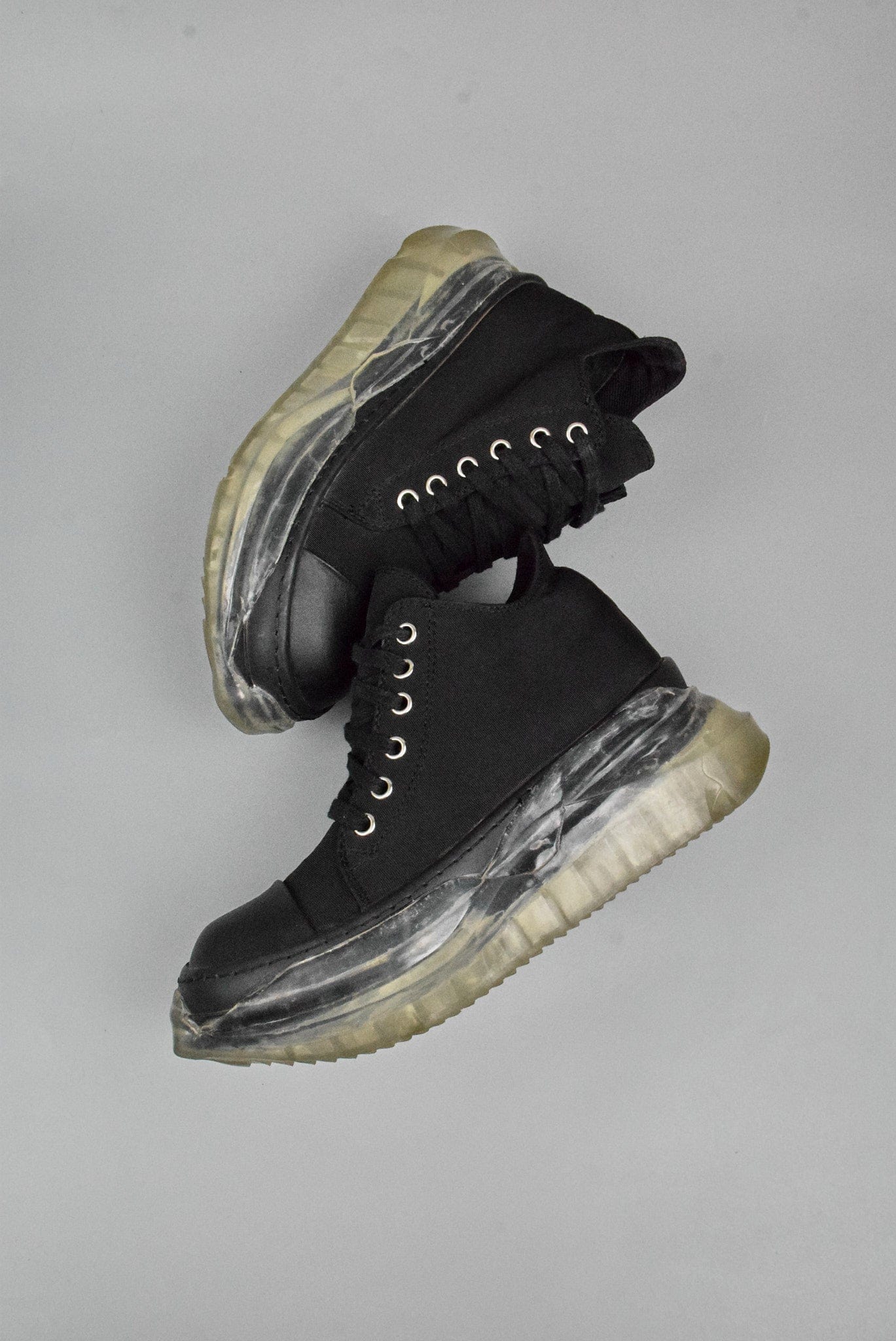 Rick Owens RO Drkshdw Canvas Soled Abstract