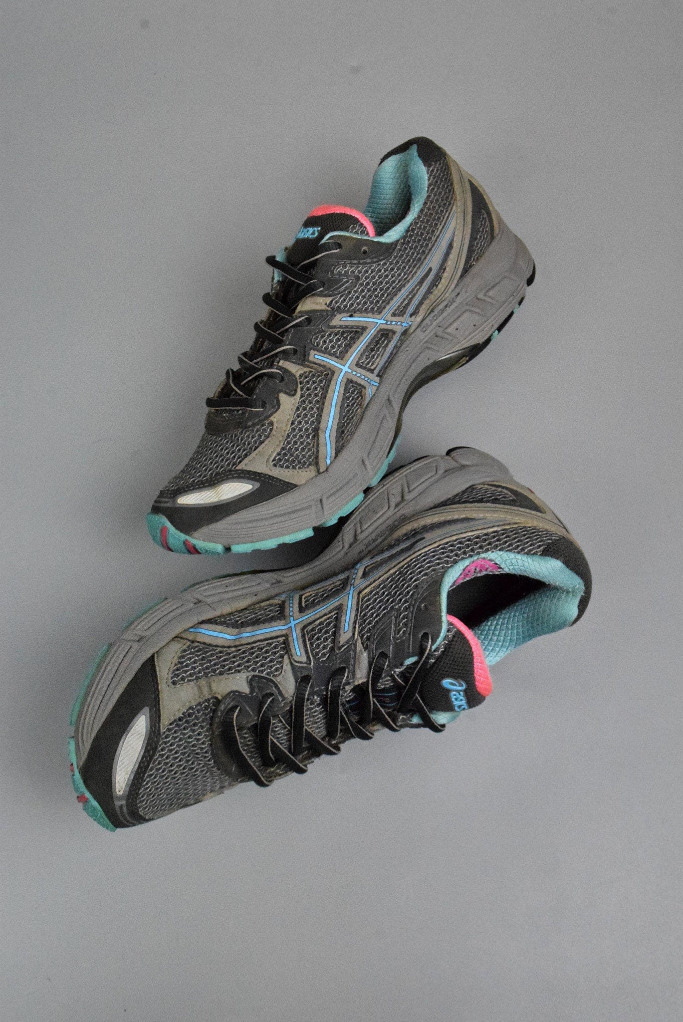 ASICS GT-2170 Trail Running Shoes Gray Blue Pink