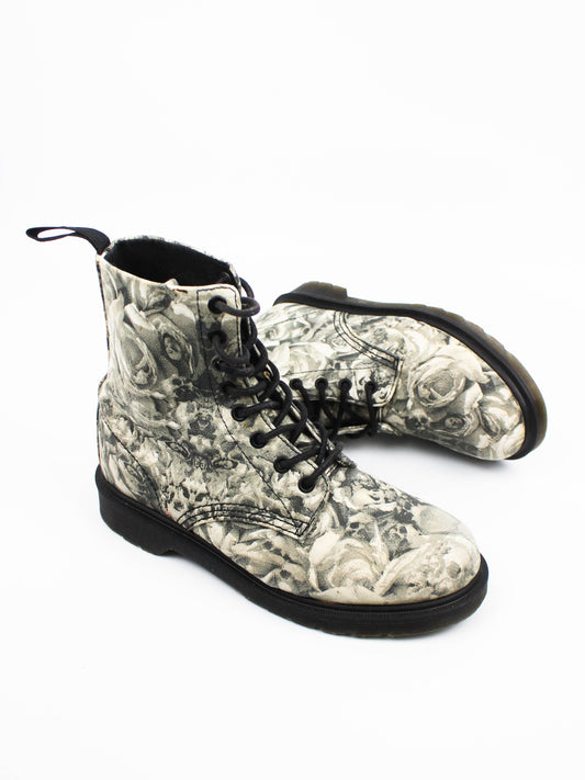 Dr. Martens 1460 Beckett Roses&Skuls
