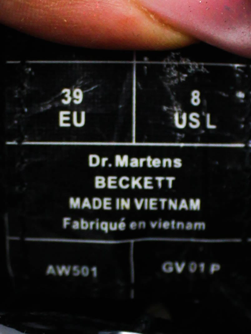 Dr. Martens 1460 Beckett Roses&Skuls