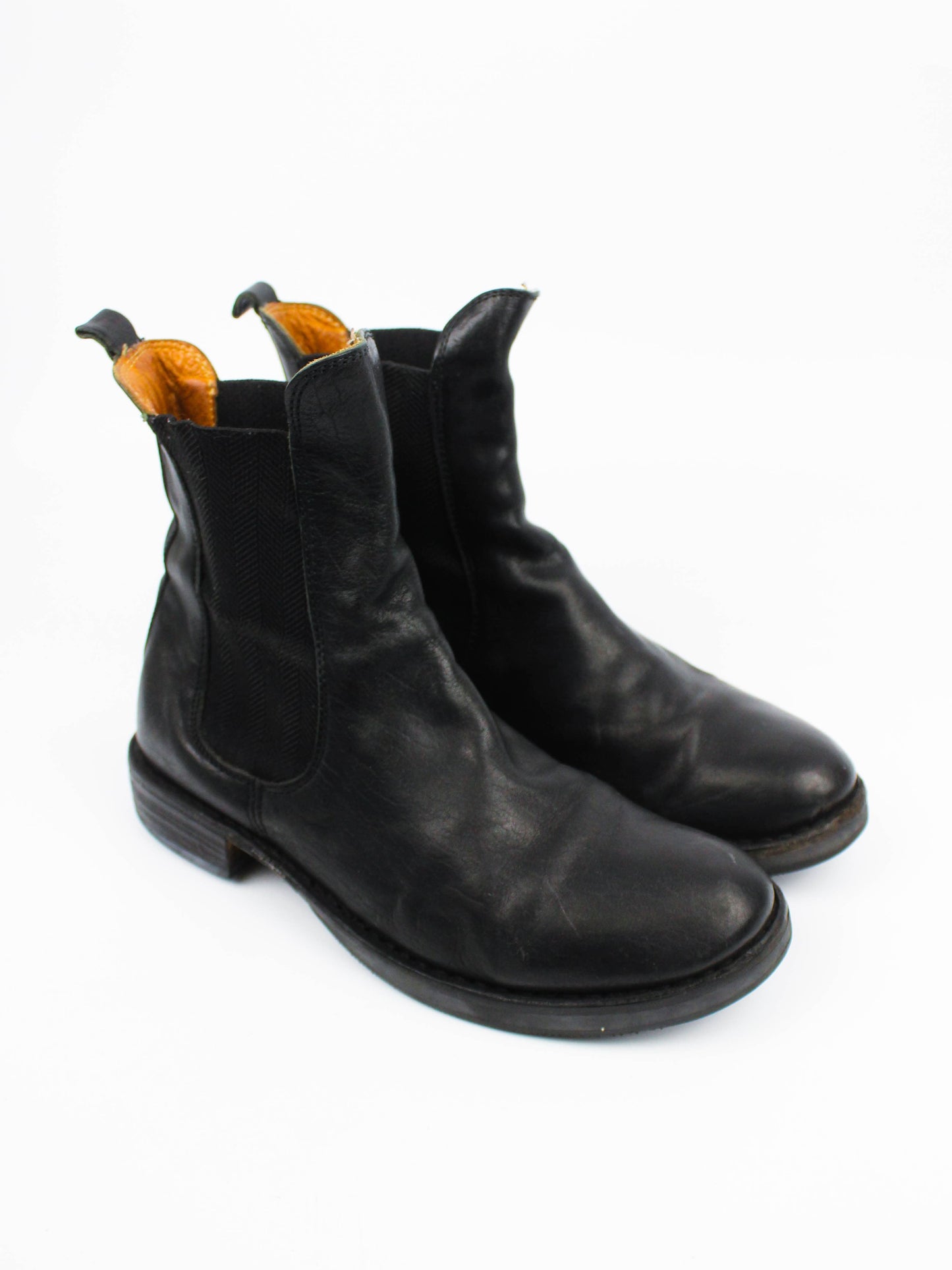 Fiorentini + Baker Black Leather Chelsea Boots