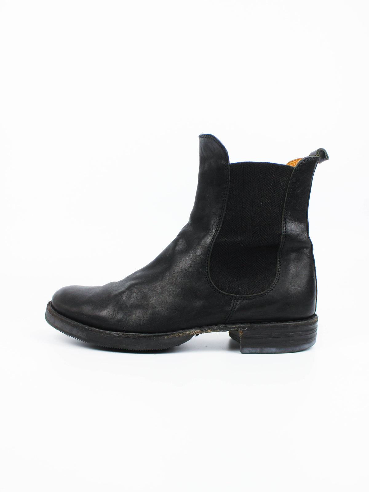 Fiorentini + Baker Black Leather Chelsea Boots
