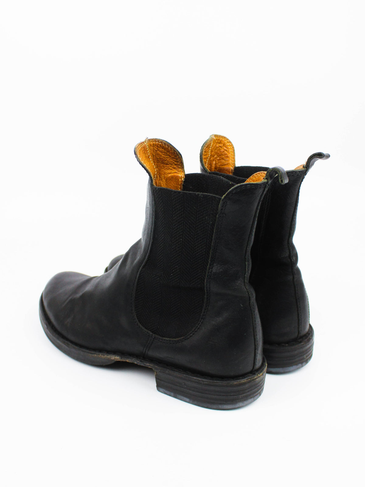 Fiorentini + Baker Black Leather Chelsea Boots