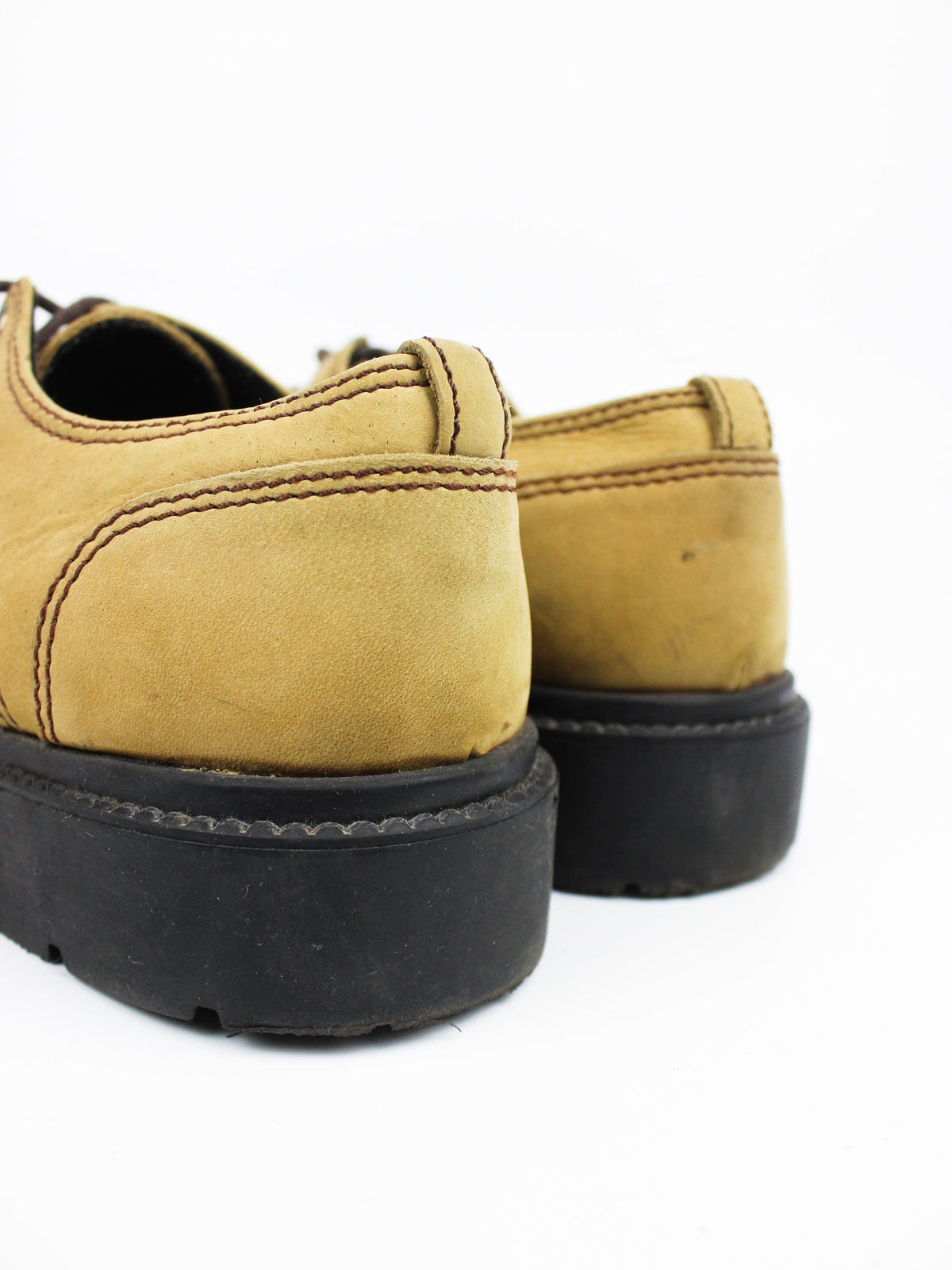 Alloy Brown Leather Work Shoes