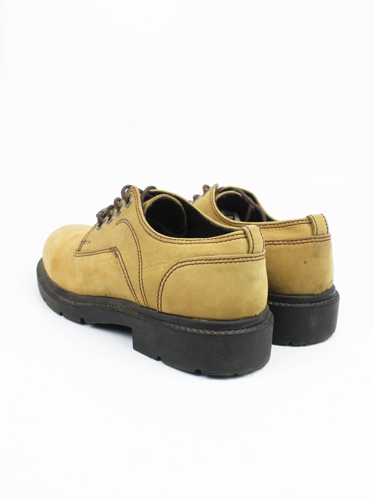 Alloy Brown Leather Work Shoes