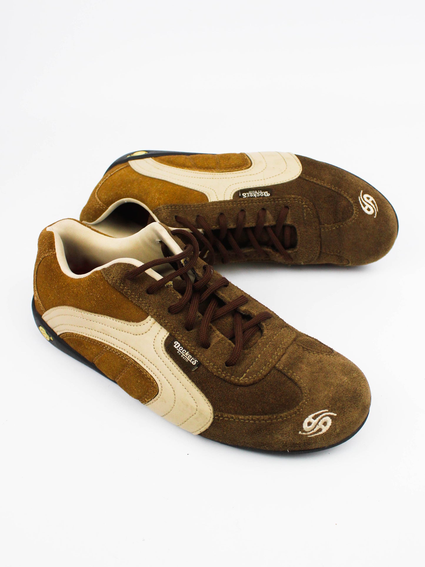 Dockers Brown Retro Sneakers