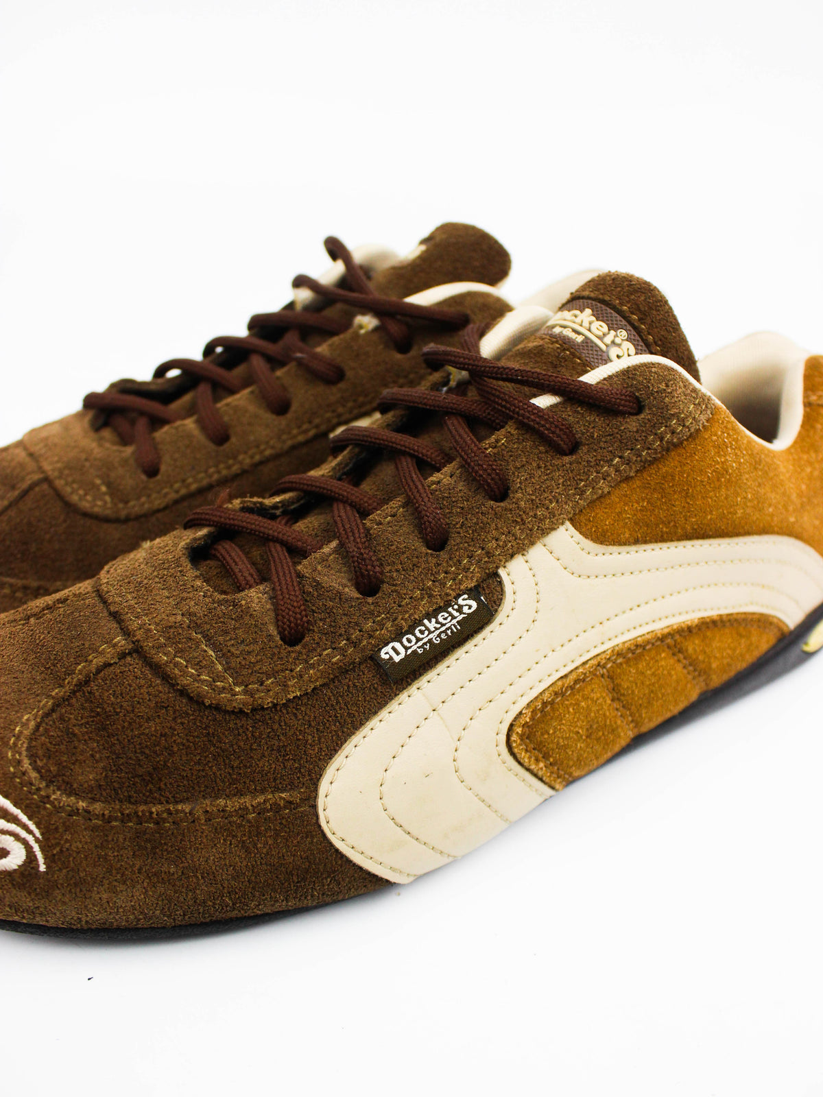 Dockers Brown Retro Sneakers