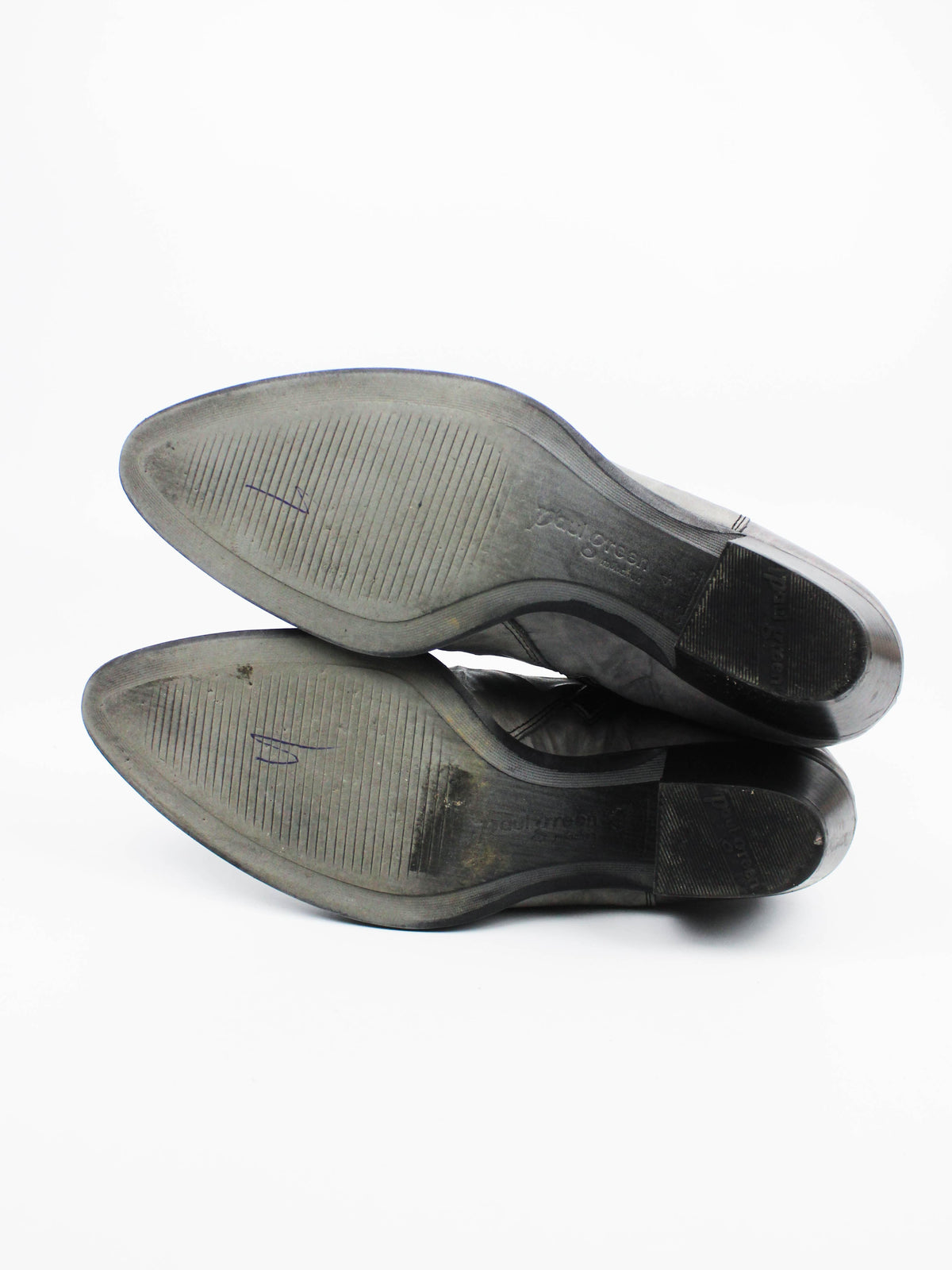 Gabor Western Boots Grey Leather