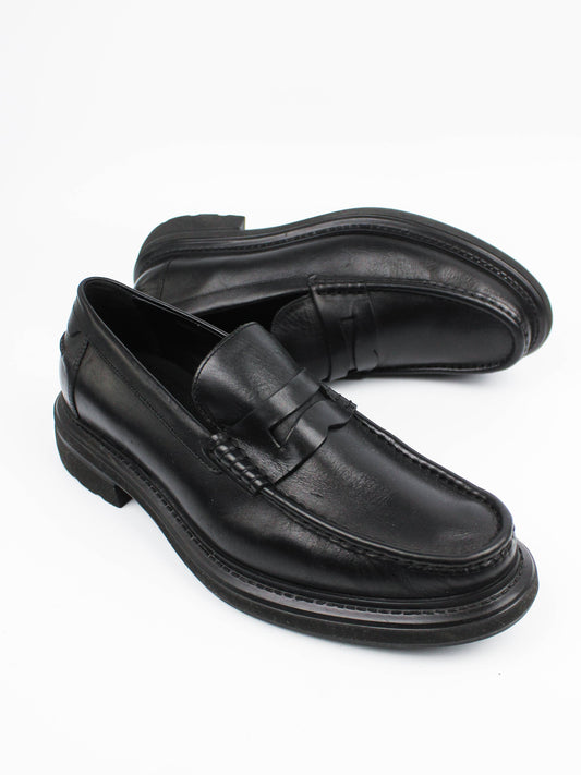 Marks & Spencer Black Leather Loafers